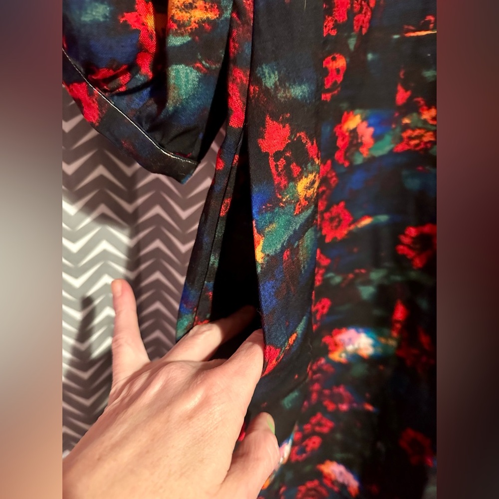 Rachel Comey x Target | Kodak Red Floral dress, size 14 - Picture 7 of 9